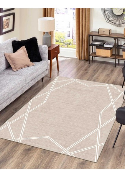 Modern Dijital Baskı Dört Mevsim Yıkanabilir Kaymaz Taban Salon Halısı Mutfak Halısı Yolluk