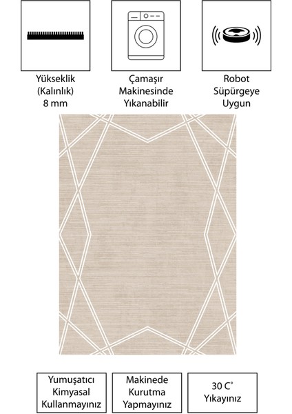Modern Dijital Baskı Dört Mevsim Yıkanabilir Kaymaz Taban Salon Halısı Mutfak Halısı Yolluk modelleri