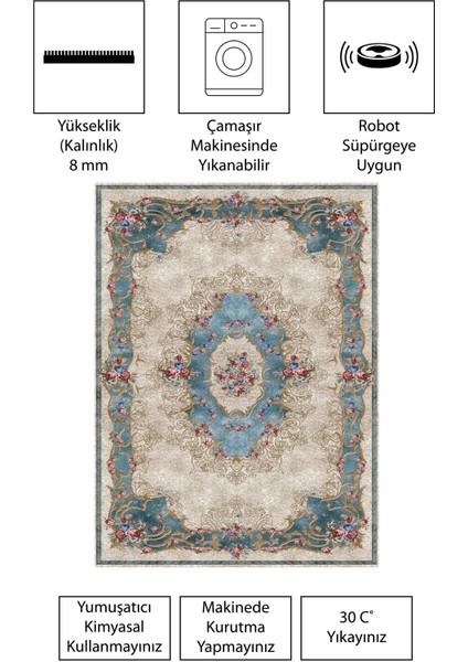 Modern Dijital Baskı Dört Mevsim Yıkanabilir Kaymaz Taban Salon Halısı Mutfak Halısı Yolluk