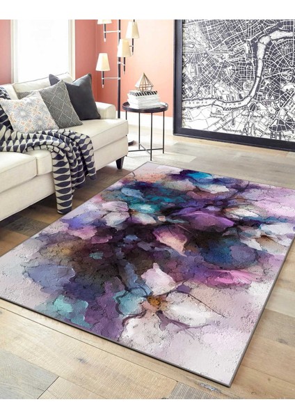 Modern Dijital Baskı Dört Mevsim Yıkanabilir Kaymaz Taban Salon Halısı Mutfak Halısı Yolluk fiyatları