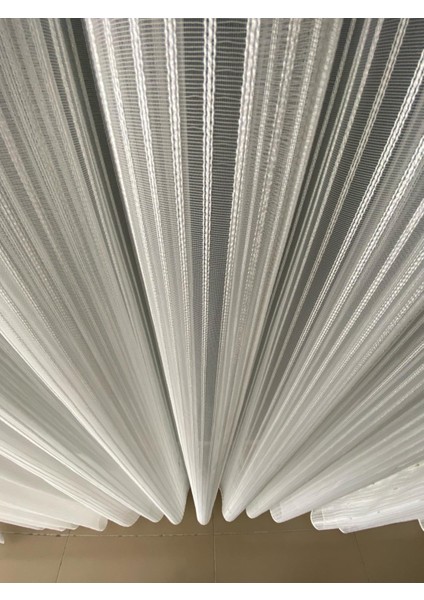 Run Çizgili Tül Perde 1-3 Sık Pile modelleri