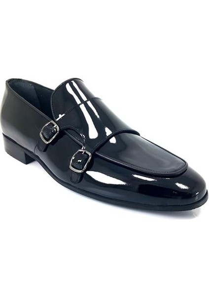 2575 Deri Erkek Klasik Ayakkabı-Siyah Rugan