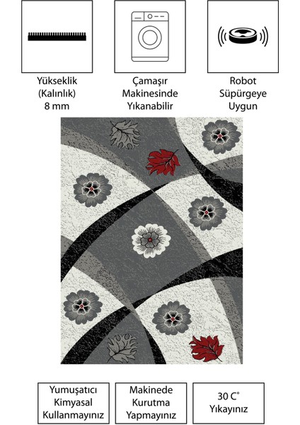 Modern Dijital Baskı Dört Mevsim Yıkanabilir Kaymaz Taban Salon Halısı Mutfak Halısı Yolluk modelleri