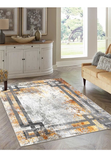 Modern Dijital Baskı Dört Mevsim Yıkanabilir Kaymaz Taban Salon Halısı Mutfak Halısı Yolluk