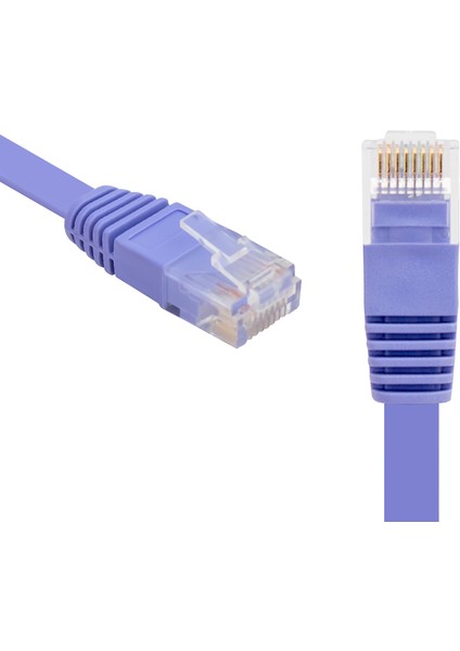 Powermaster Cat6 Ethernet Network Internet Kablosu Yassı Flat Kablo 3 Metre