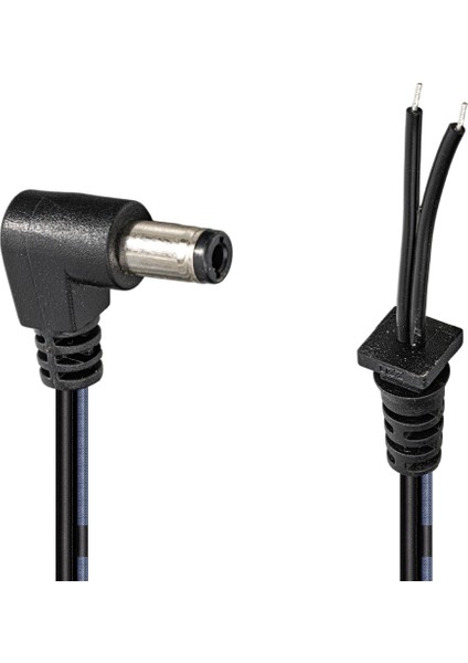 Notebook Laptop Adaptörü Kablosu 1.2 Metre L Tip 5.5 1.7 Uçlu Şarj Kablosu