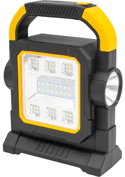 Powermaster HC-7078-D Taşınabilir 3 Çalışma Modlu 32 Smd Ledli Taşınabilir Şarjlı Solar Lamba