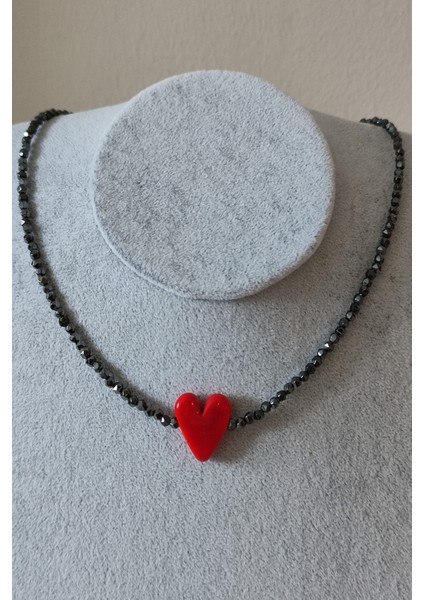 Cam Murano, Hematit Doğaltaş Kolye