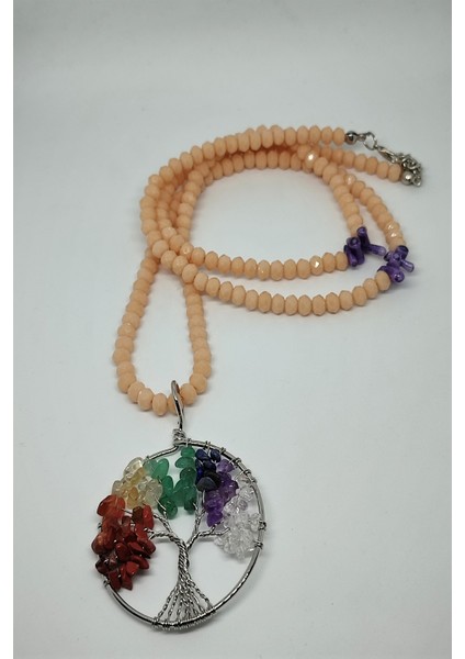 Kristal Boncuk, Çakra Doğaltaş Kolye fiyatları