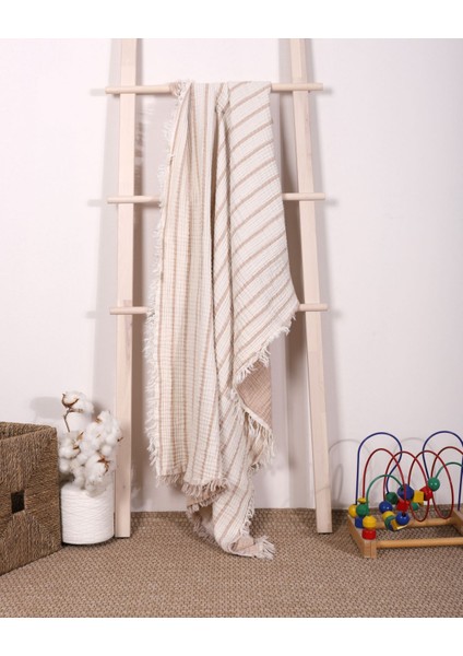 Müslin 4katlı Bebek Battaniyesi