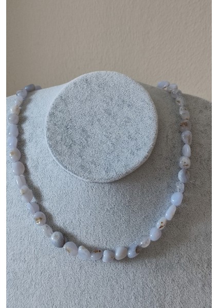 Kalsedon Amorf Natürel Doğaltaş Kolye