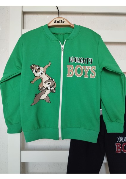 2iplik Mevsimlik, Fermuarlı, Sincap Baskılı Alt Üst Takım, Eşofman Takım fiyatları