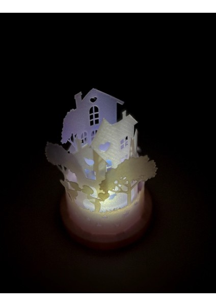 Sevgililer Günü Valentines Işıklı