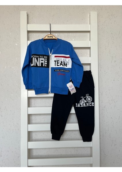 2iplik Mevsimlik, Fermuarlı, Yazı Baskılı Alt Üst Takım, Eşofman Takım