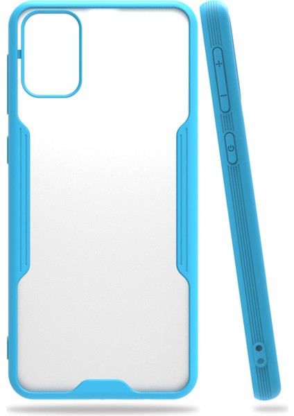 Samsung Galaxy M31 Kılıf Platin Silikon - Mavi