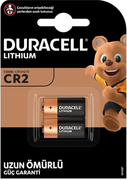 Duracell Cr2 3 Volt Lityum Pil (2li Paket)