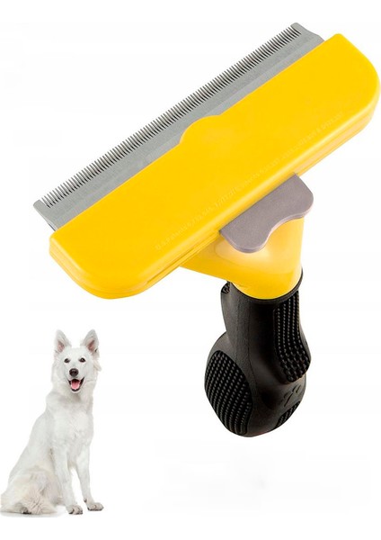 Petinka® Kedi ve Köpekler Için Kısa Tüylü Köpek Tarağı Tüy Toplayıcı Tarak Large