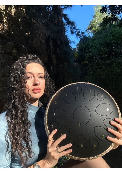 15 Notalı Karbonçelik Pro Handpan – 2 Yıl Garantili Müzikal Enstrüman indirimleri
