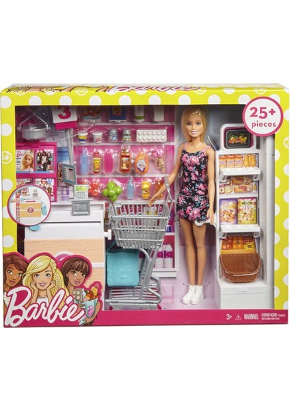 FRP01 Barbie Süpermarkette Oyun Seti