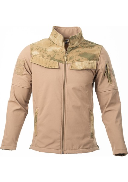 Cep Kapaklı 5 Cepli Unisex Softshell Su Geçirmez Mont