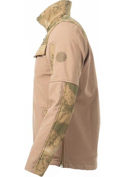 Cep Kapaklı 5 Cepli Unisex Softshell Su Geçirmez Mont