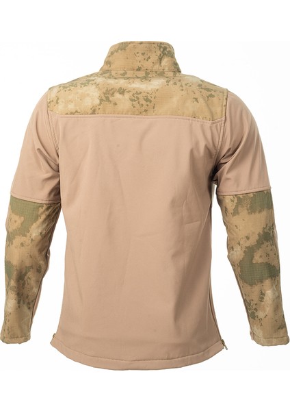 Cep Kapaklı 5 Cepli Unisex Softshell Su Geçirmez Mont