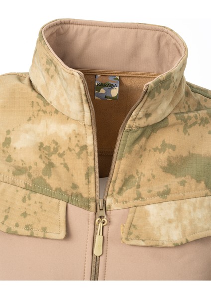 Cep Kapaklı 5 Cepli Unisex Softshell Su Geçirmez Mont