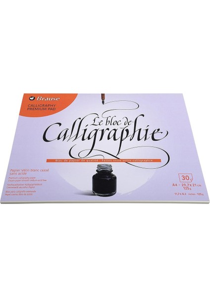 Calligraphy Permium Pad : 125 gr : A4 30 Yaprak