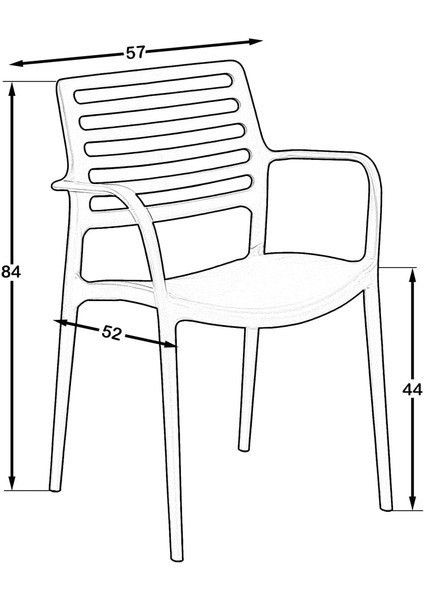 Lixa Kollu Bahçe Sandalye Kırmızı indirimleri