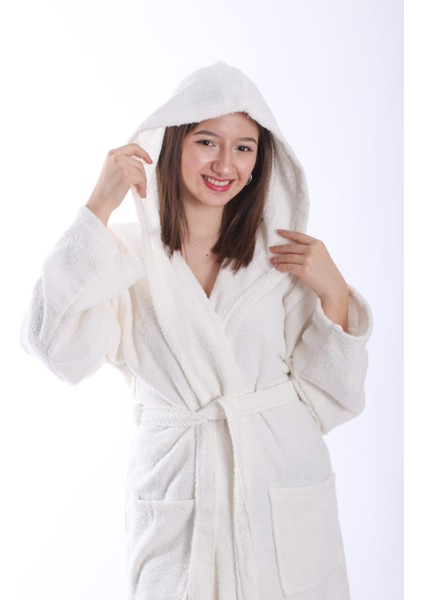 Battal Boy Yetişkin Geniş Beden Kapşonlu Büyük Bornoz