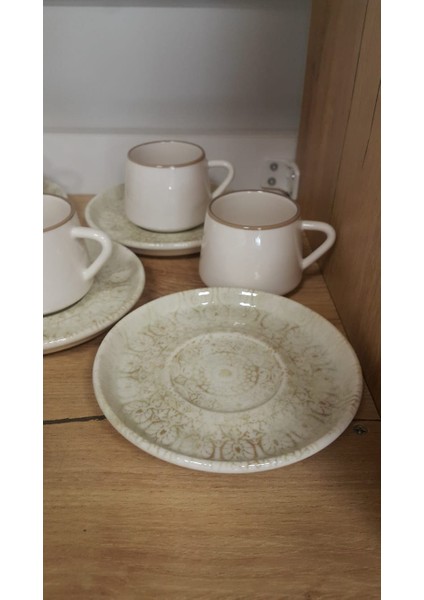 Porselen 12 Parça Kahve Fincan Takımı modelleri