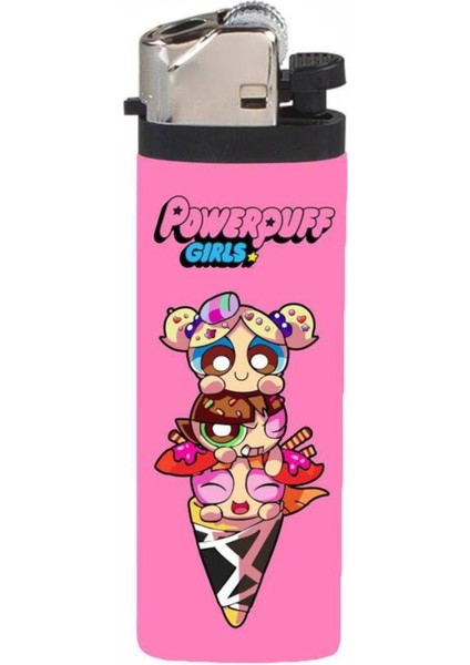 Çakmak Powerpuff Girls Full Kaplamalı Gazlı Çakmak