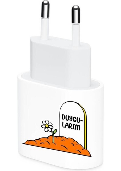 Mezar Taşı Duygularım Şarj Aleti Kaplaması 2 Adet Tüm Modeller Için Uygundur