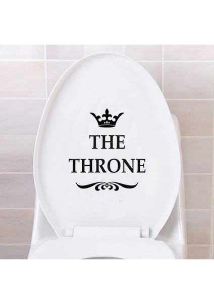 Taht Oyunları Dekoratif Klozet Kapağı Banyo Wc Sticker