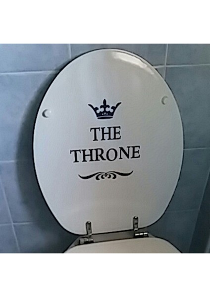 Taht Oyunları Dekoratif Klozet Kapağı Banyo Wc Sticker indirimleri