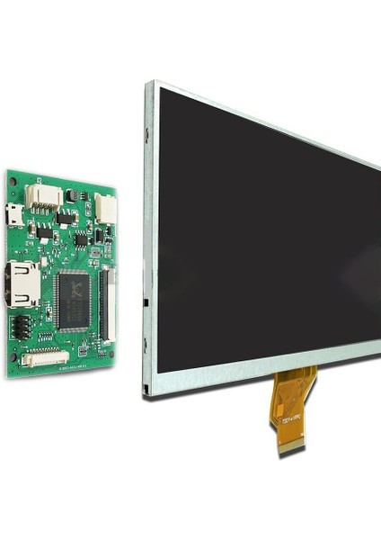 7 inch IPS 1024x600 Çözünürlüklü Dokunmatik LCD (HDMI Driver ve Raspberry PI Uyumlu Denetleyici Kart)