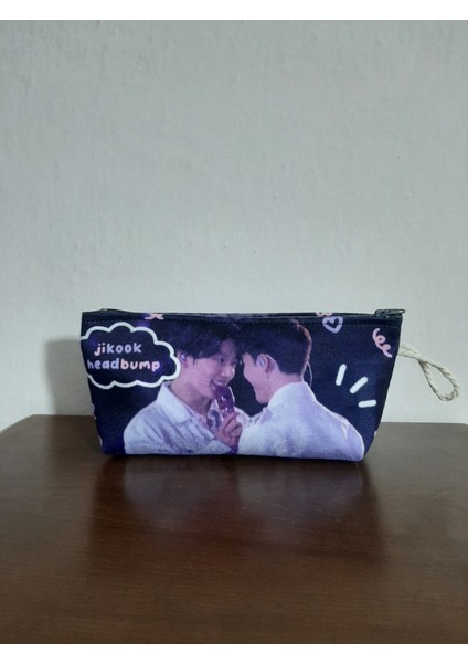 Kpop - Jikook Desenli Tasarım Kalemlik - Makyaj Çantası