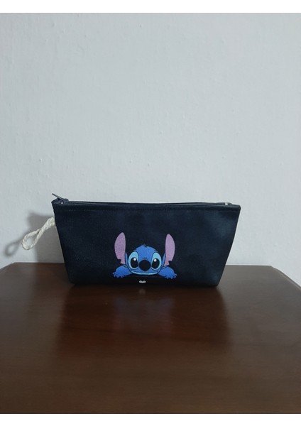 Stitch Desenli Tasarım Kalemlik - Makyaj Çantası