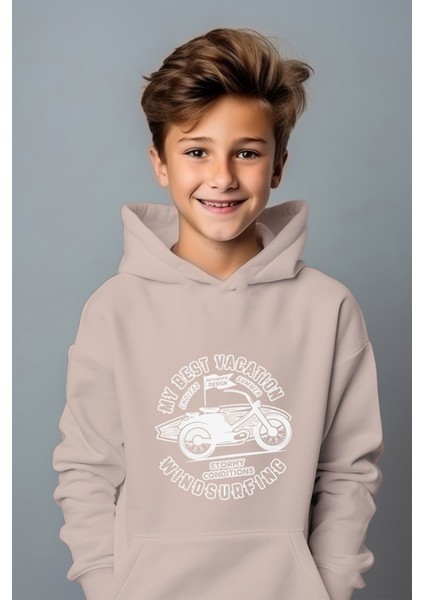 My Best Vacatıon Wındsurfıng Tarz Rahat Kesim Oversize Sweatshirt