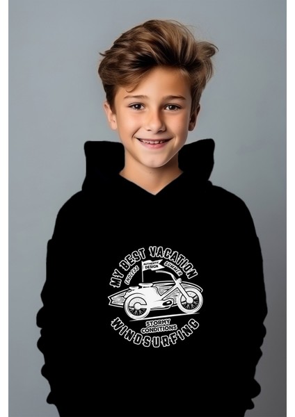 My Best Vacatıon Wındsurfıng Tarz Rahat Kesim Oversize Sweatshirt indirimleri