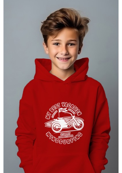 My Best Vacatıon Wındsurfıng Tarz Rahat Kesim Oversize Sweatshirt fiyatları