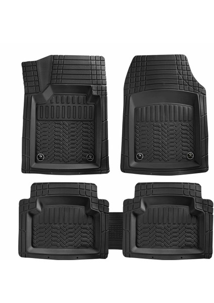 Fiat Panda 2003-2012 Araca Uyumlu 4,5d Kutulu Siyah Oto Paspas Takımı