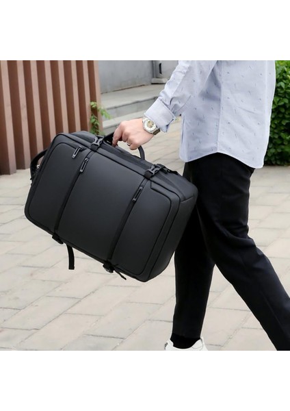Erkek Iş Laptop Sırt Çantası Büyük Kapasiteli Çok Fonksiyonlu Sırt Çantası Erkek Iş Seyahat Sırt Çantası (Yurt Dışından) fırsatları