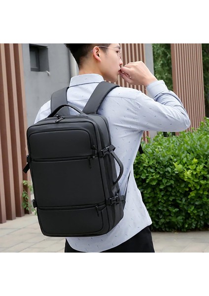 Erkek Iş Laptop Sırt Çantası Büyük Kapasiteli Çok Fonksiyonlu Sırt Çantası Erkek Iş Seyahat Sırt Çantası (Yurt Dışından) indirimleri