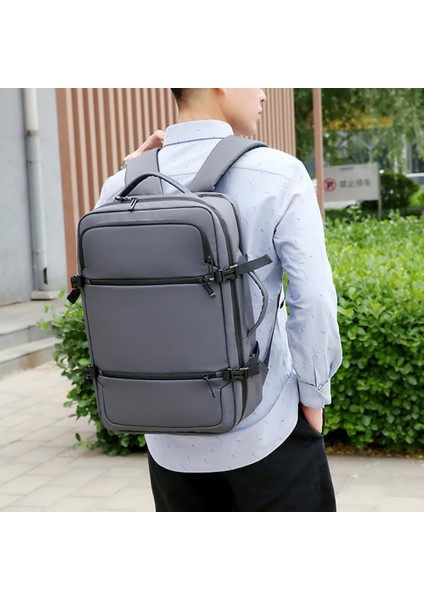 Erkek Iş Laptop Sırt Çantası Büyük Kapasiteli Çok Fonksiyonlu Sırt Çantası Erkek Iş Seyahat Sırt Çantası (Yurt Dışından) indirimleri