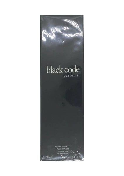 No Nome Man Black Code 100ML Edt 045