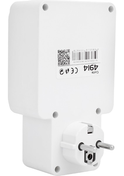 Powermaster PM-4914 220 Volt - 16 Amper Tekli Akım Korumalı Sigortalı Priz Byr [byrtek]