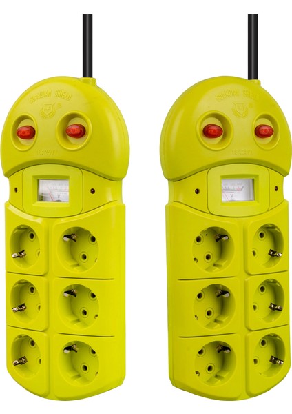 Vea VE-970B 6lı 1.5 Metre Grup Priz Byr [byrtek]