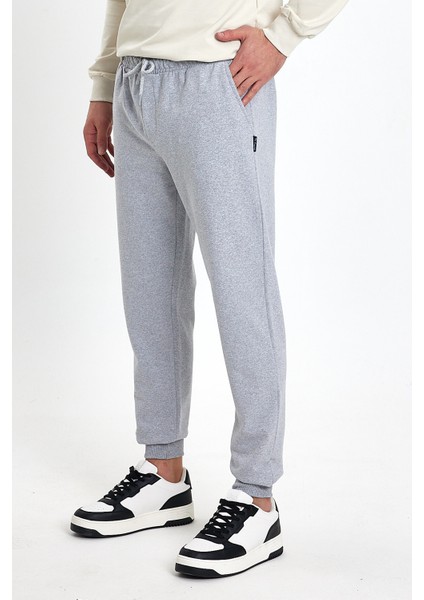 Erkek Gri Eşofman Altı Cepli Standart Fit Rahat Kalıp fiyatları