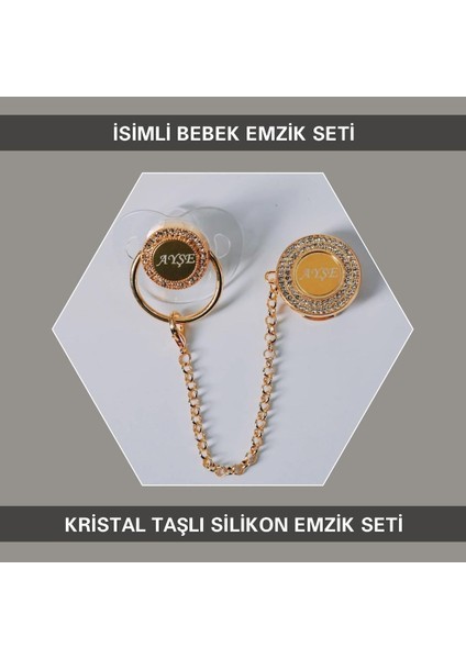 Isimli Bebek Silikon Emzik Seti (0-6 Ay Yeni Doğan) SAHI_0729